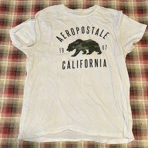 Aeropostale California 1987 White T-Shirt XL